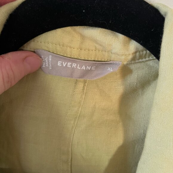 EUC Everlane Linen Workwear Dress - Leek - Size XL - Picture 8 of 13